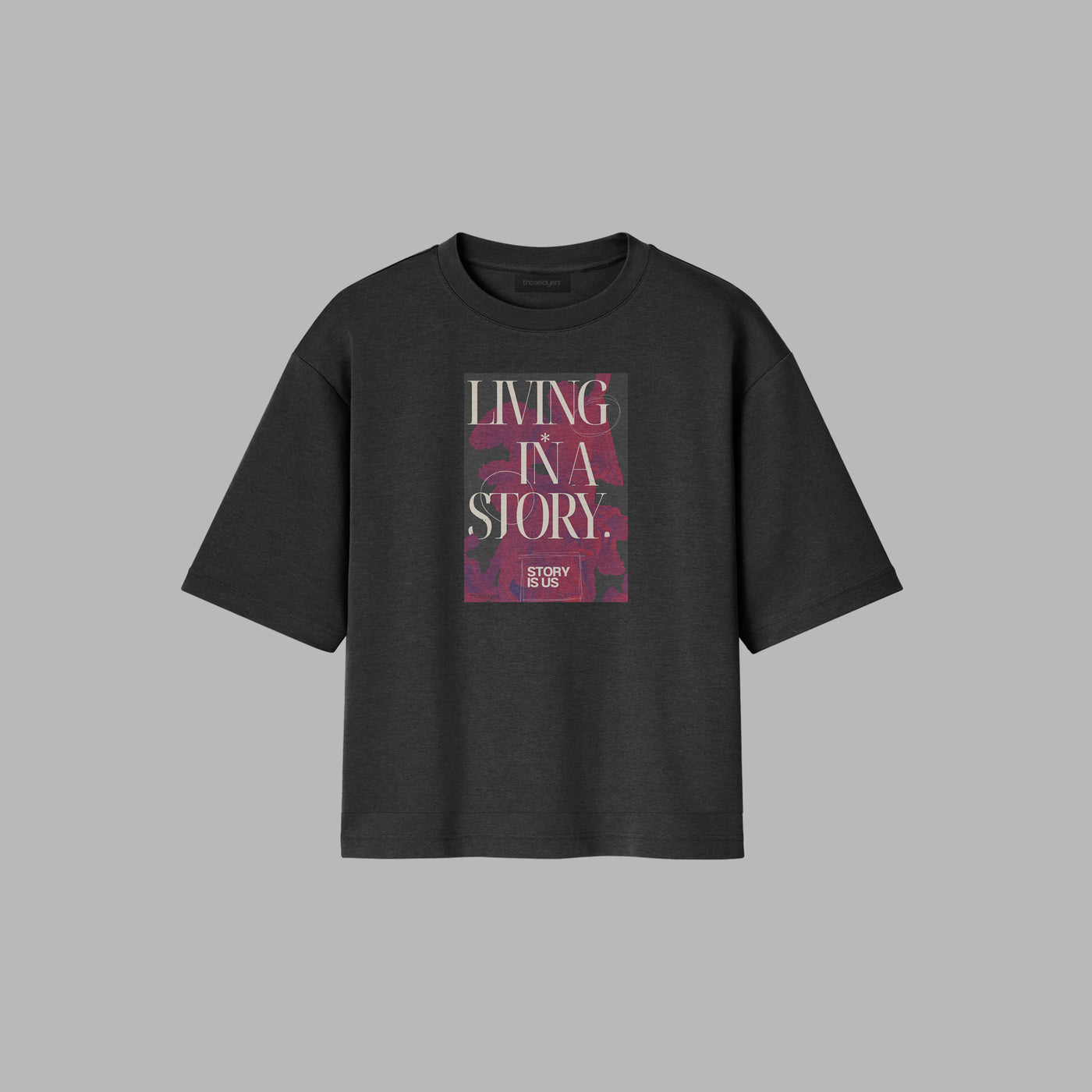 Living In A Story - Black - Oversized