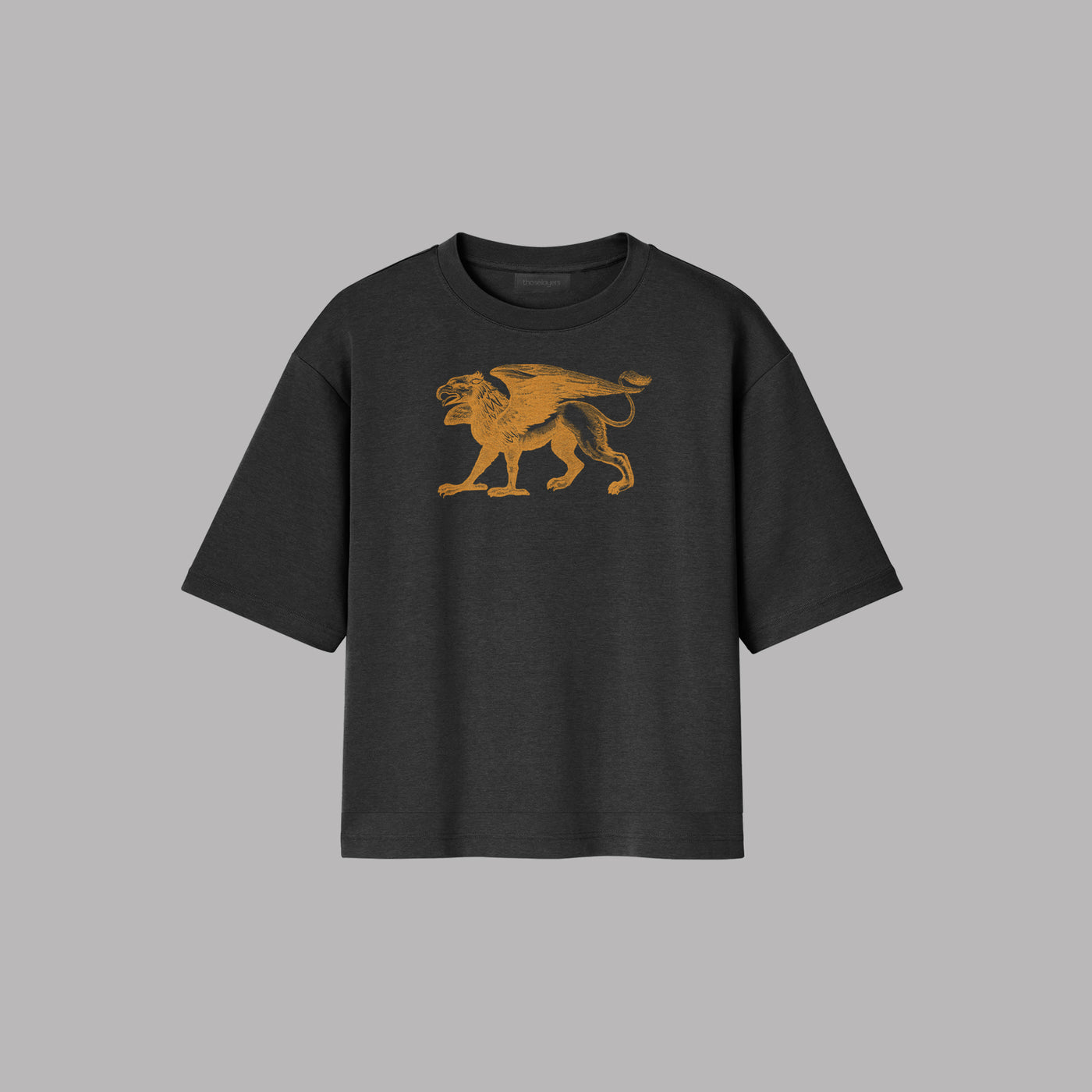 Flying Lion - Black - Oversized