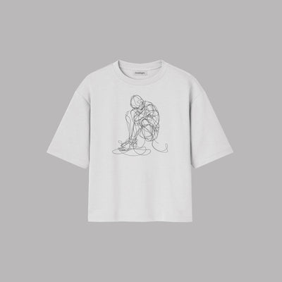 Human Line - White - Oversized