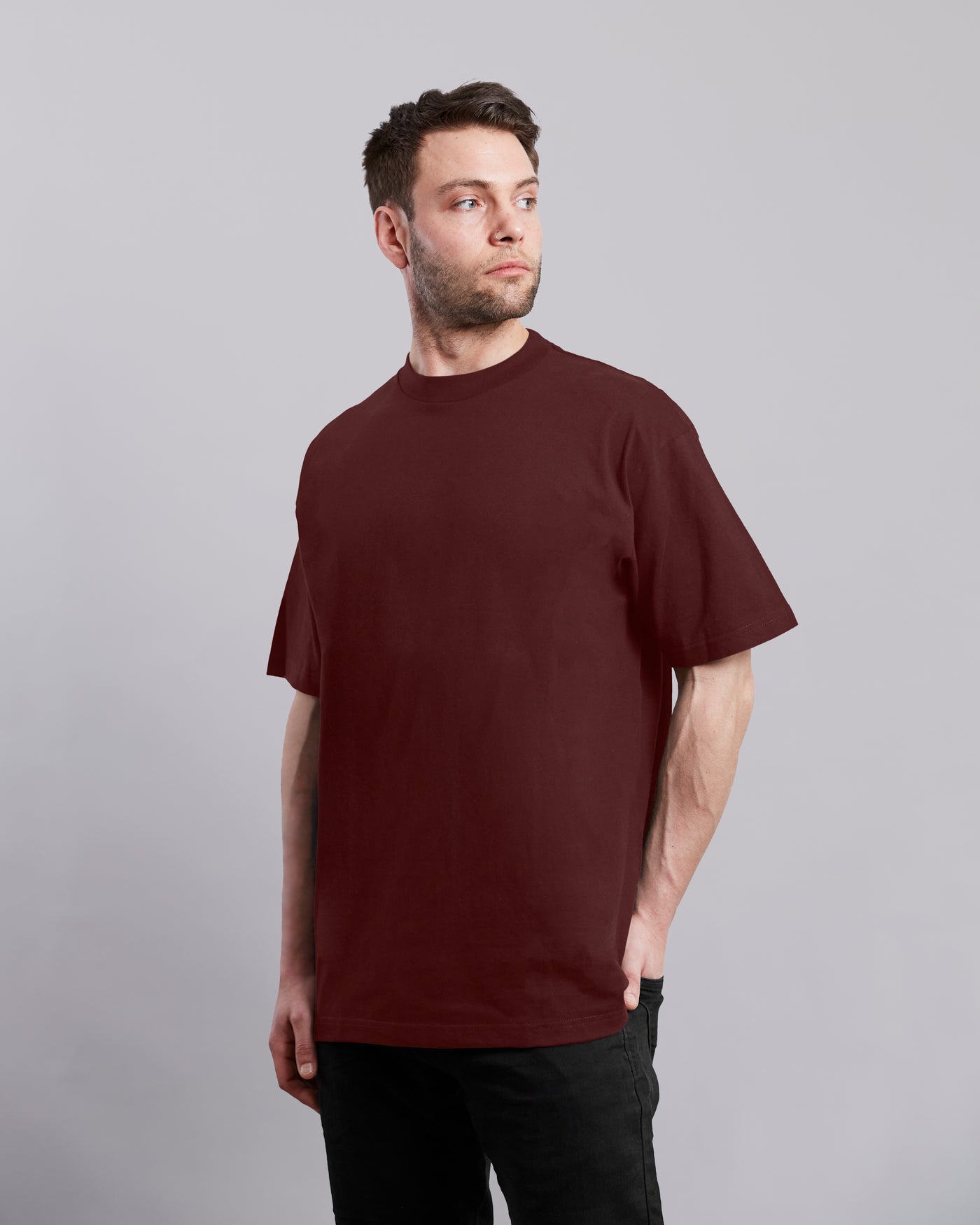 Maroon - Oversized