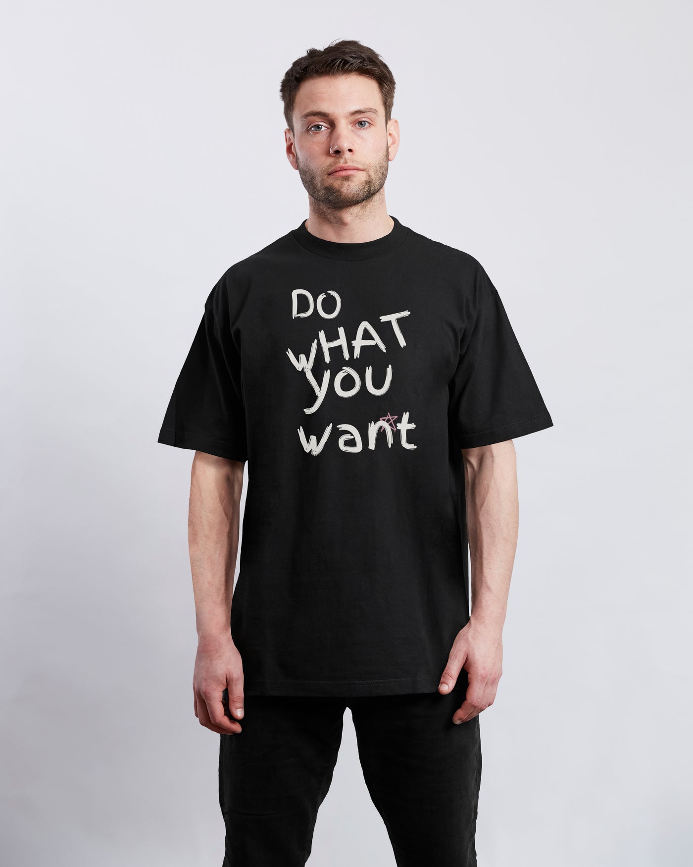 Do What You Want - Black - Oversized