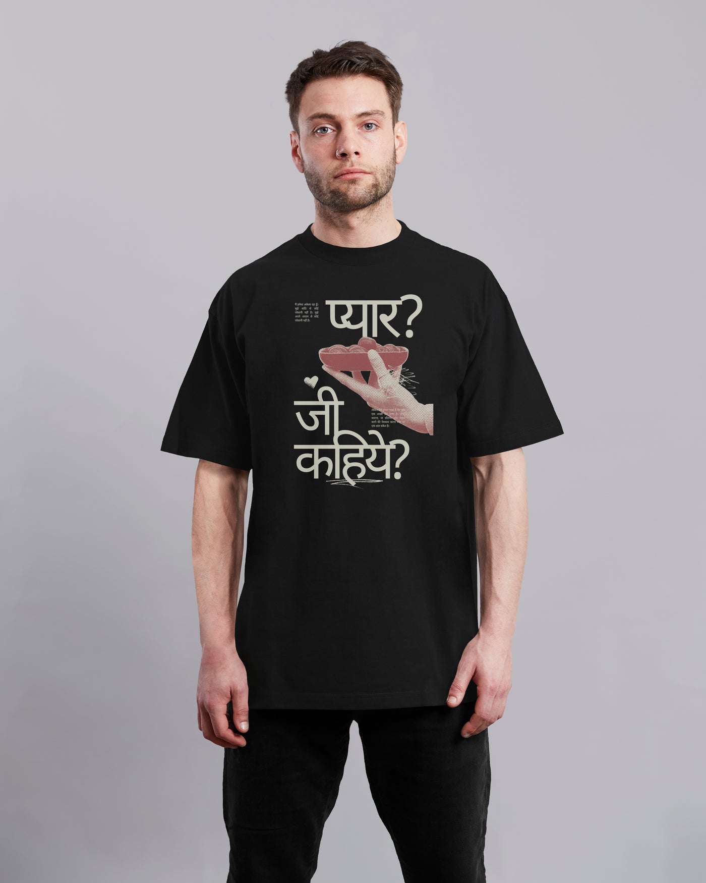 Pyaar Ji Kahiye - Black - Oversized