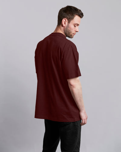 Maroon - Oversized