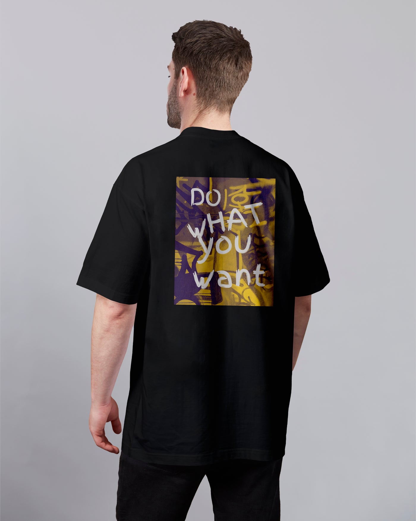 Do What You Want - Black - Oversized