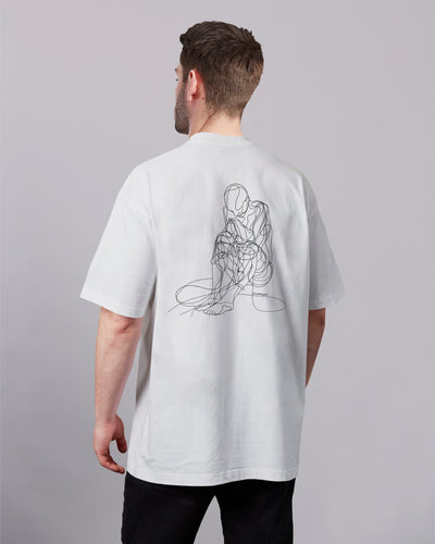 Human Line - White - Oversized