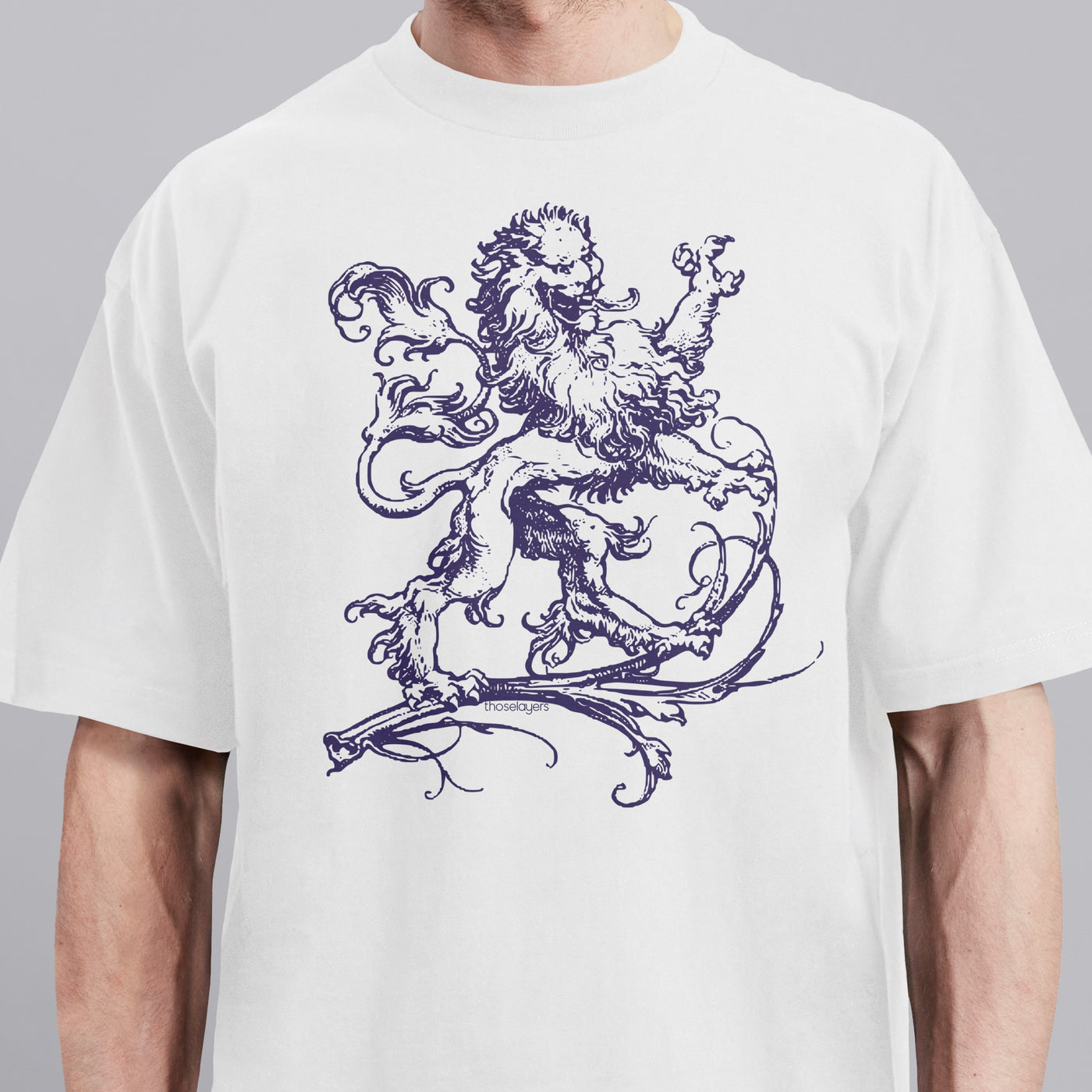 Asian Lion - White - Oversized