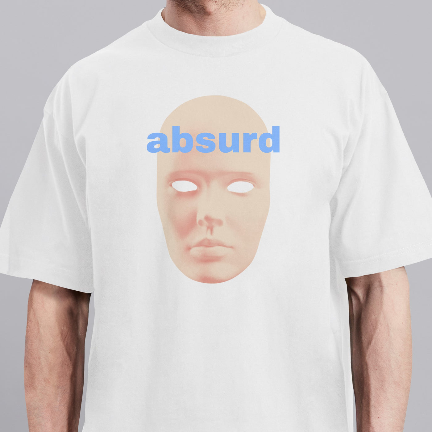 Absurd Mask - White - Oversized