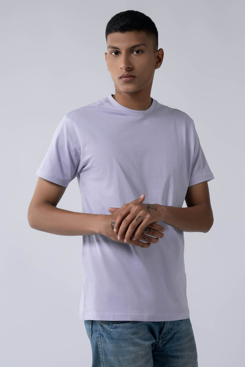 Lavender Crew Neck T-Shirt