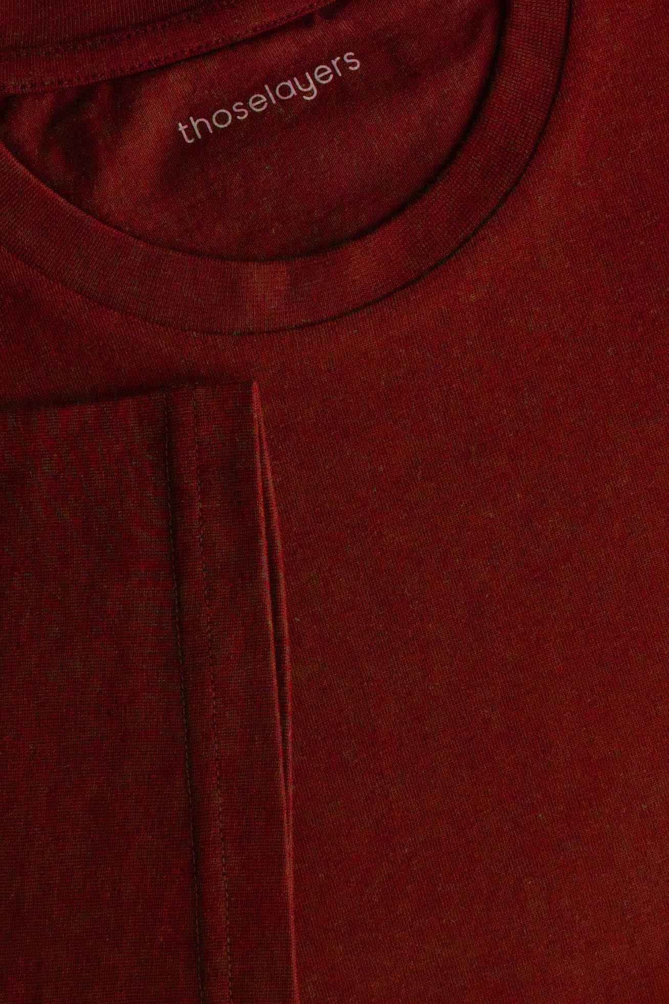 Garnet Red Crew Neck T-Shirt