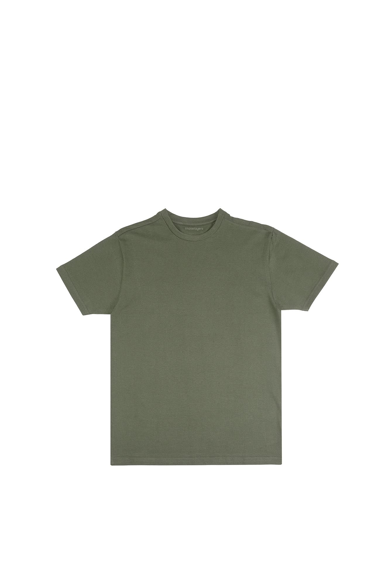 Olive Green Crew Neck T-Shirt