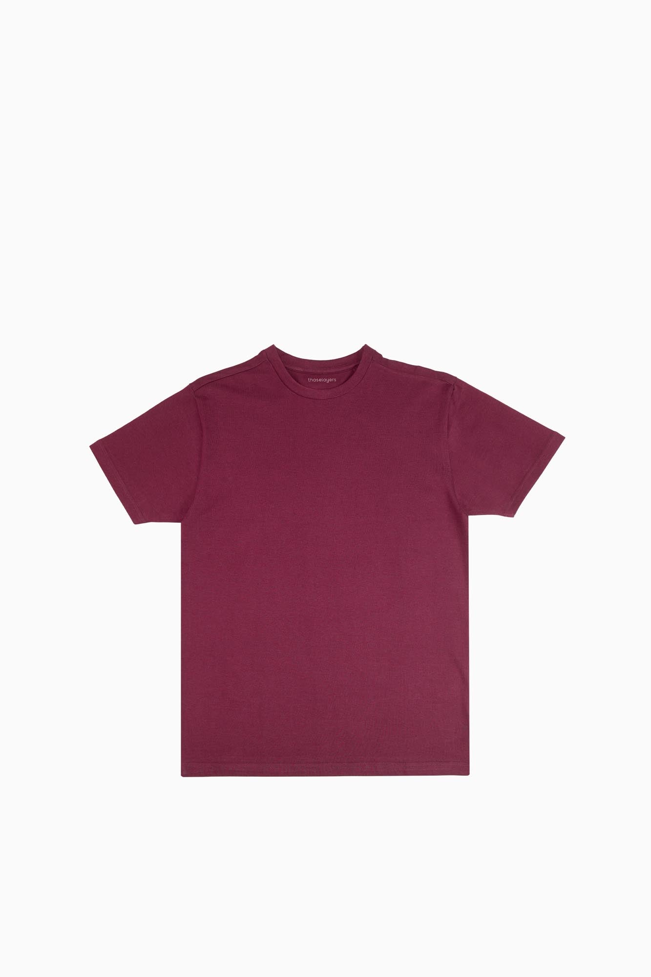 Burgundy Crew Neck T-Shirt