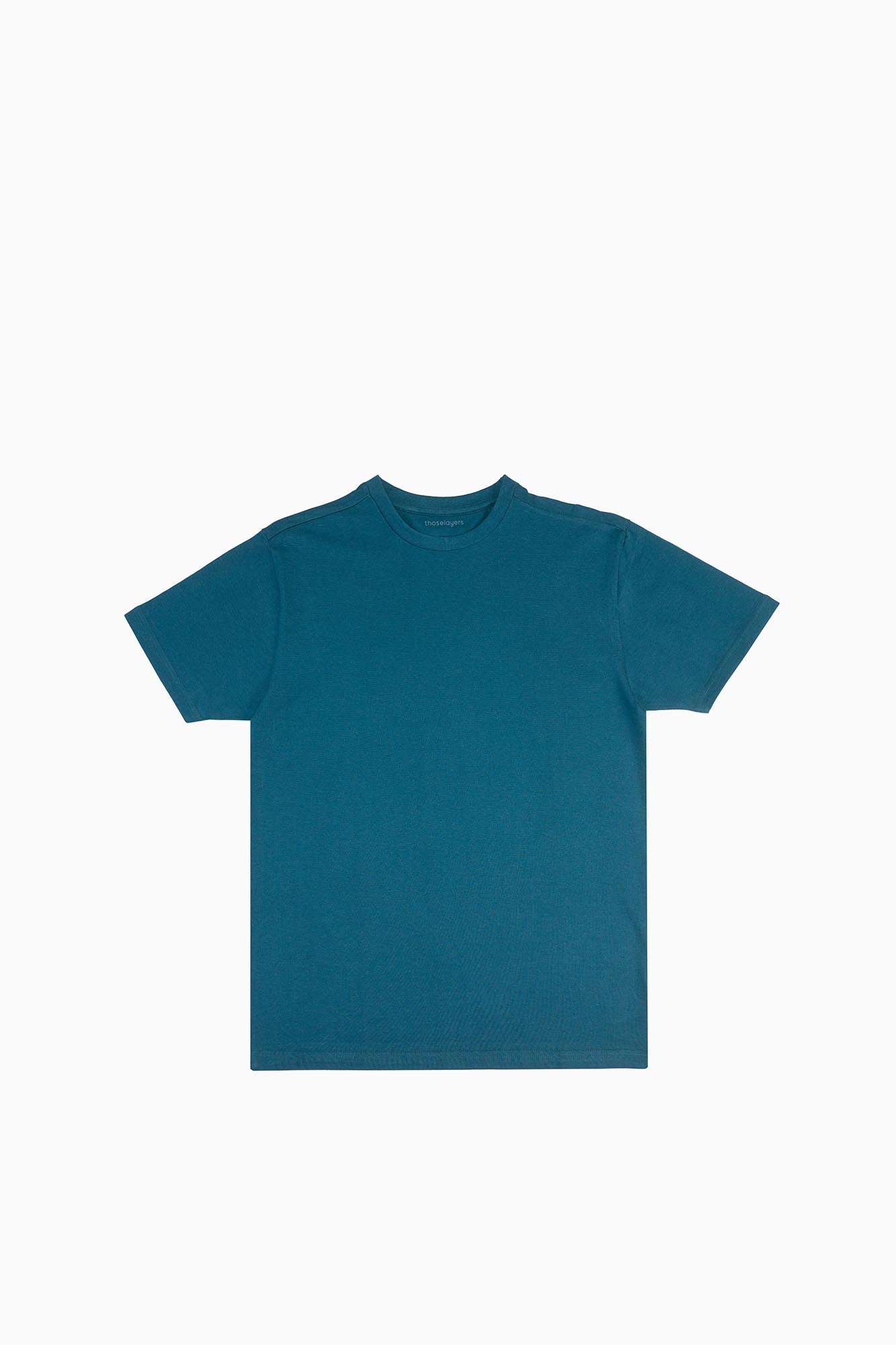 Blue Teal Crew Neck T-Shirt