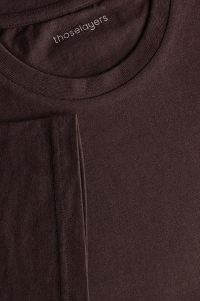 Cocoa Brown Crew Neck T-Shirt