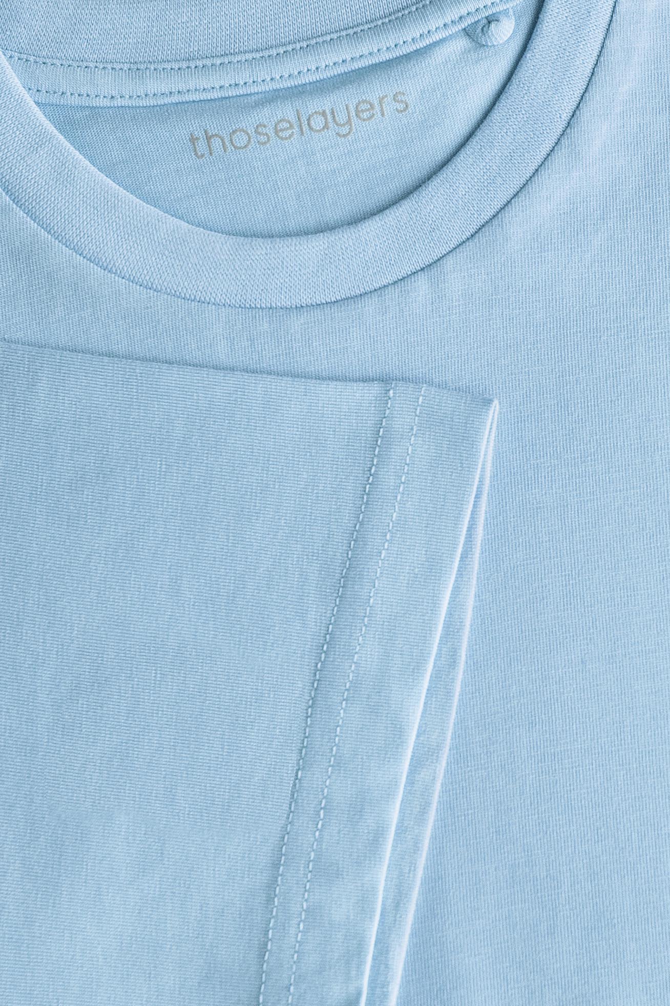 Ice Blue Crew Neck T-Shirt