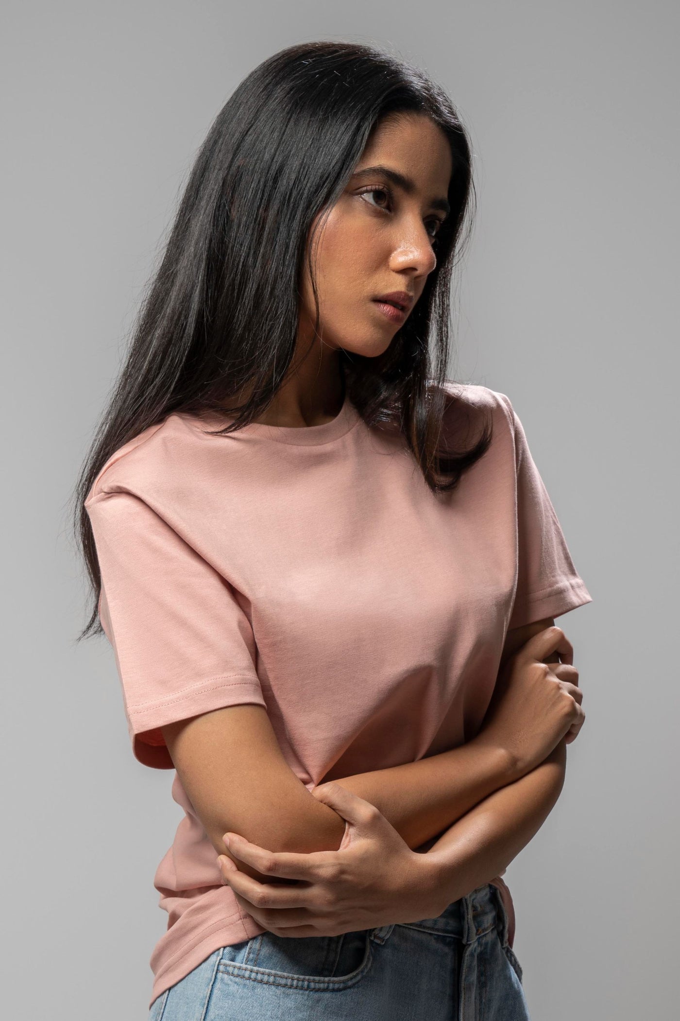 Desert Pink Crew Neck T-Shirt