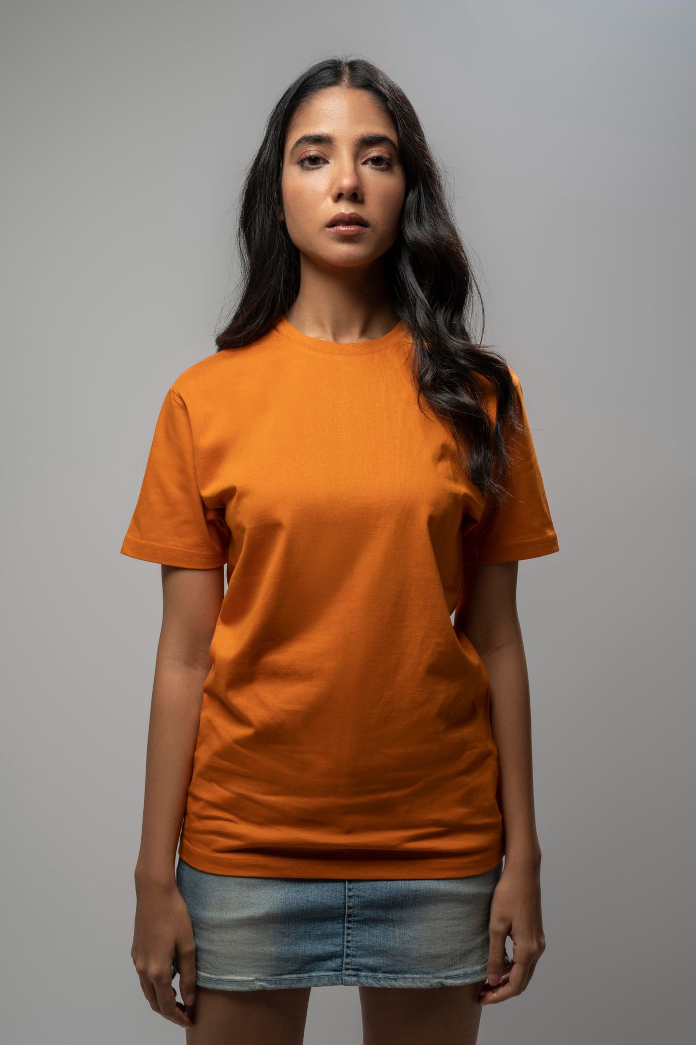 Tangerine Crew Neck T-Shirt