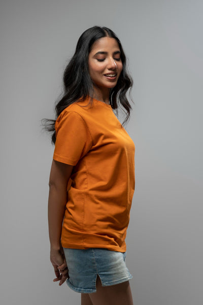 Tangerine Crew Neck T-Shirt