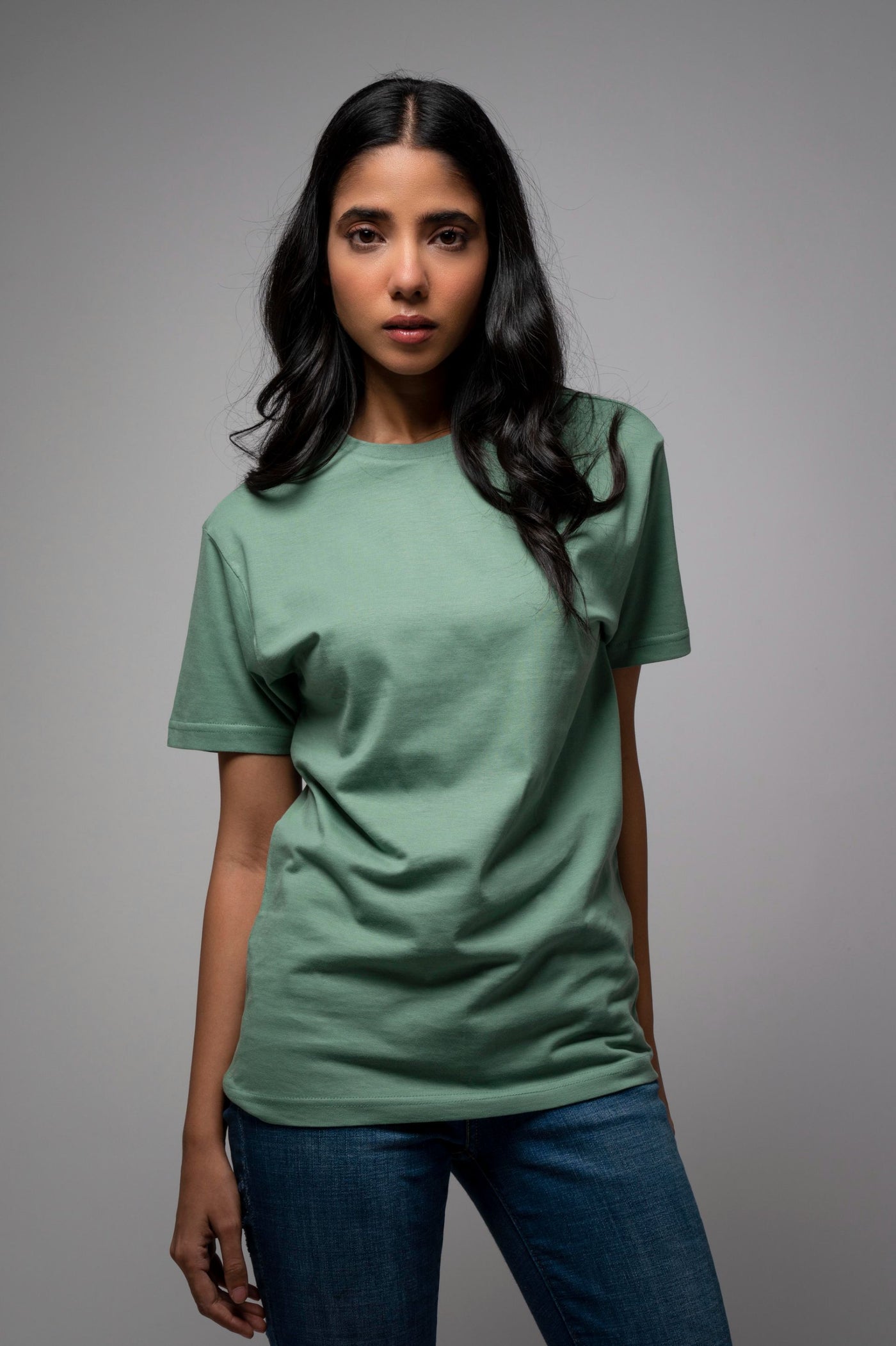 Sage Green Crew Neck T-Shirt