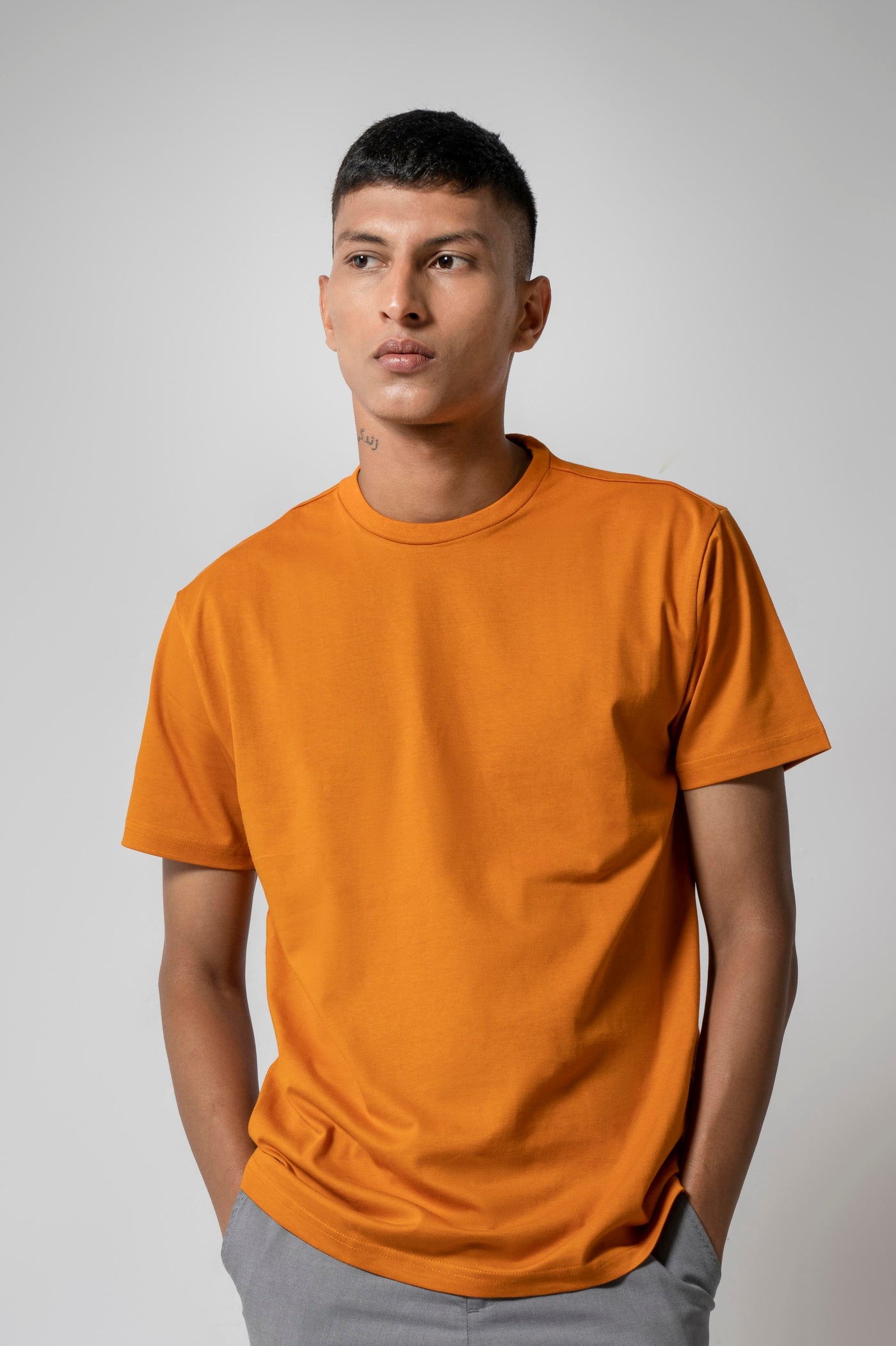 Tangerine Crew Neck T-Shirt