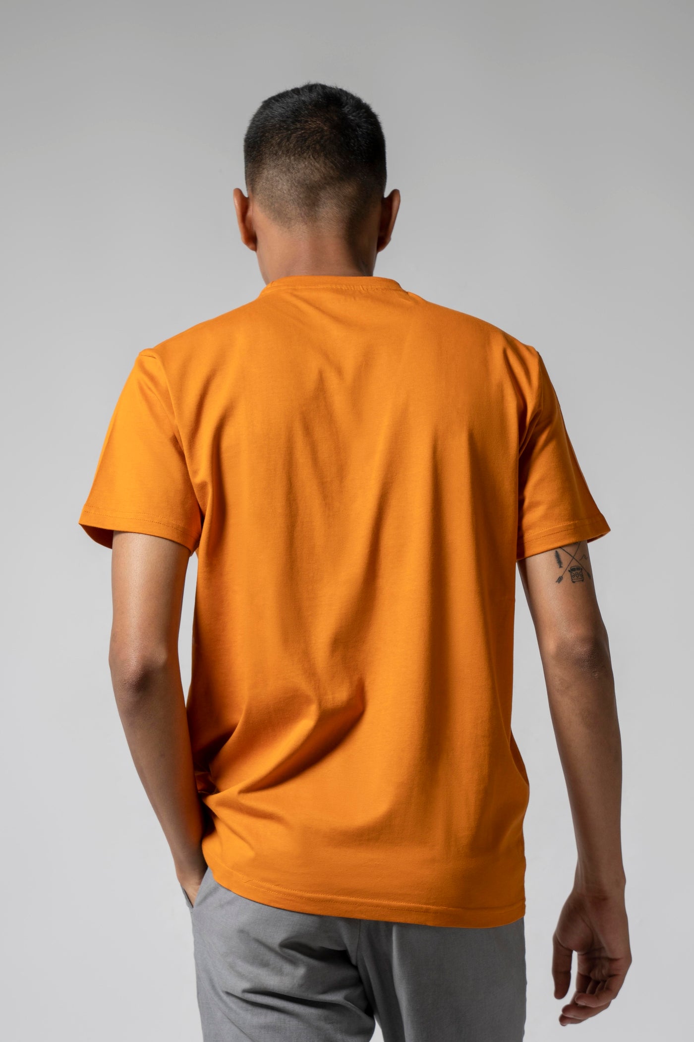 Tangerine Crew Neck T-Shirt