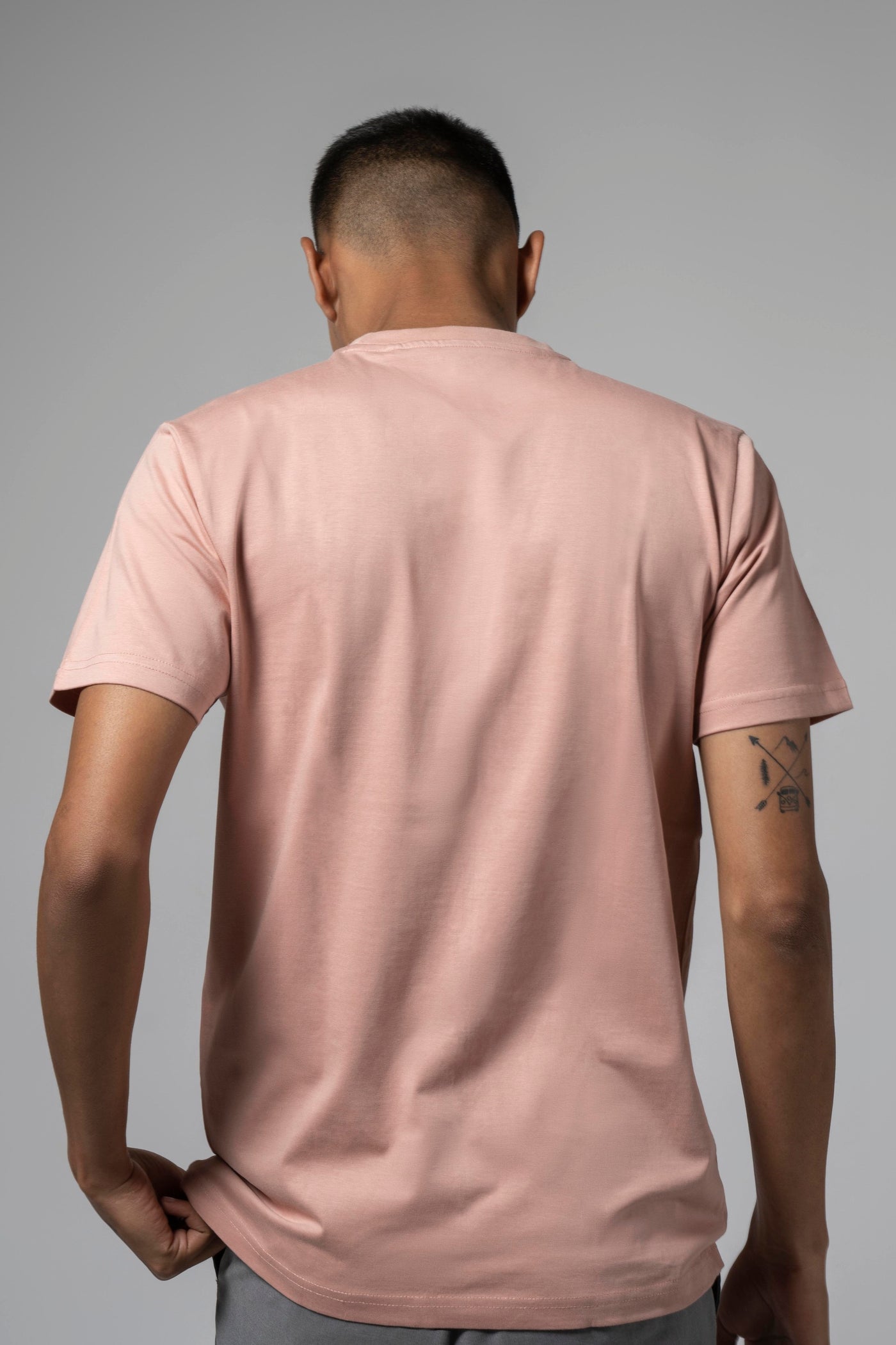 Desert Pink Crew Neck T-Shirt