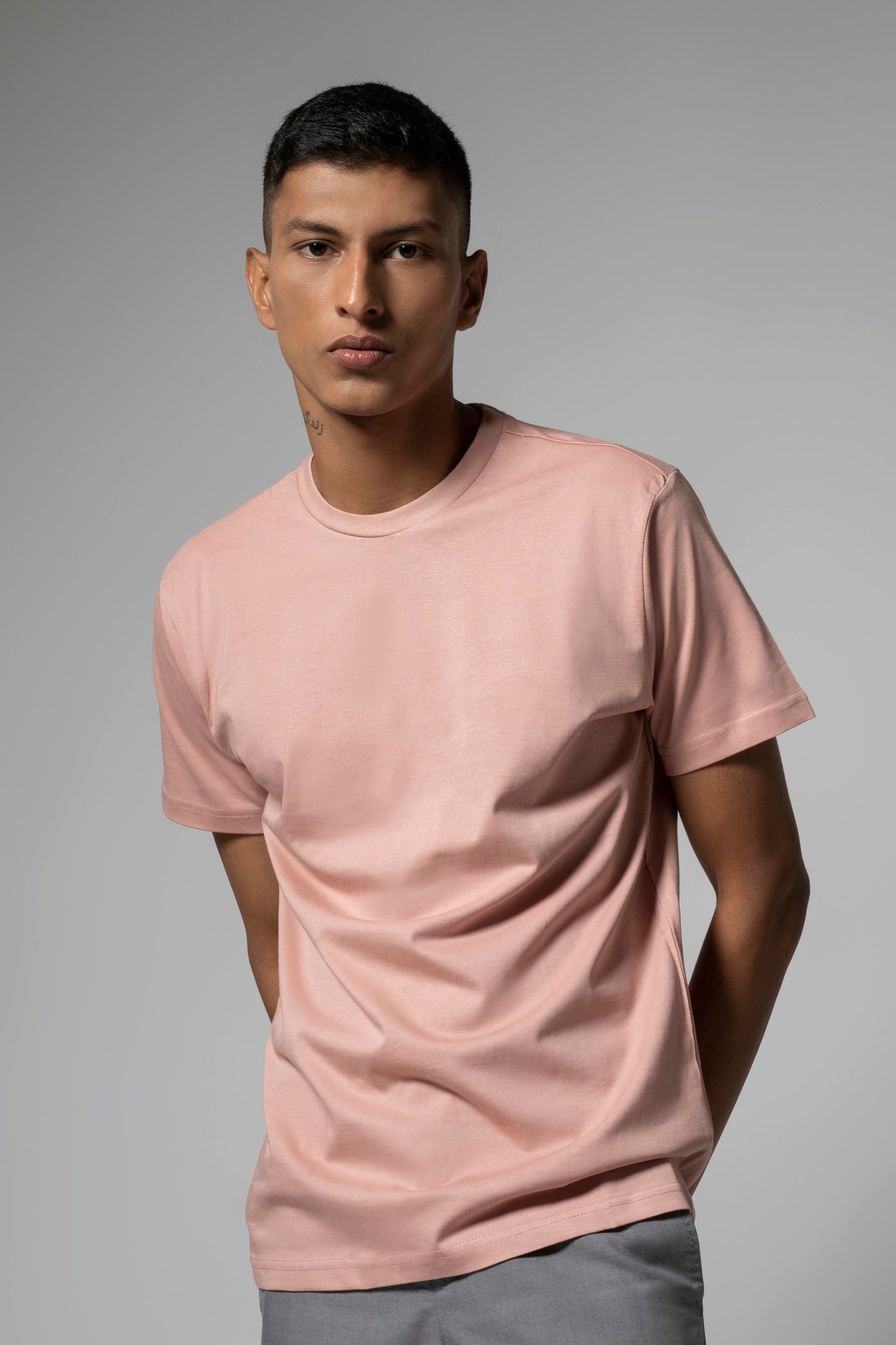 Desert Pink Crew Neck T-Shirt