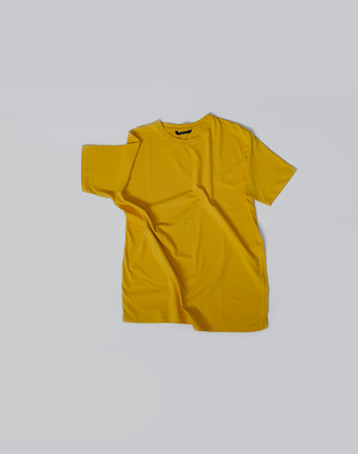 Yellow Slim Fit Unisex Crew Neck T-Shirt